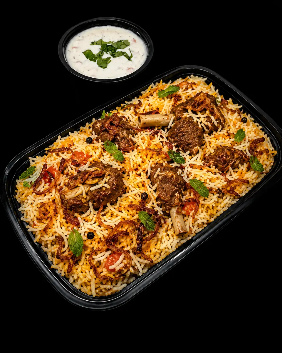 Goat Dum Biryani